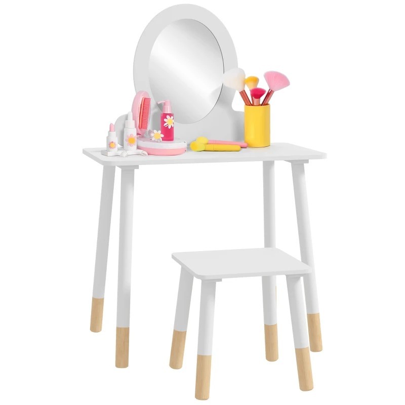 Tocador de maquillaje para niñas