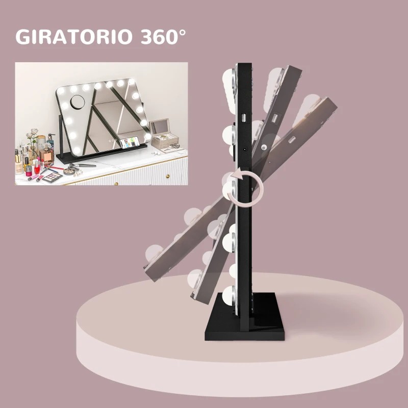 Espejo de Tocador Giratorio