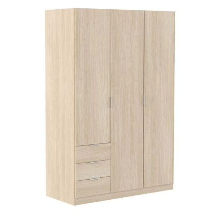 Armario para ropa 3 puertas y 3 cajones - Muebles Tam Tam