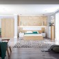 Armario Ropero de 3 Puertas y 3 Cajones - Muebles Económicos