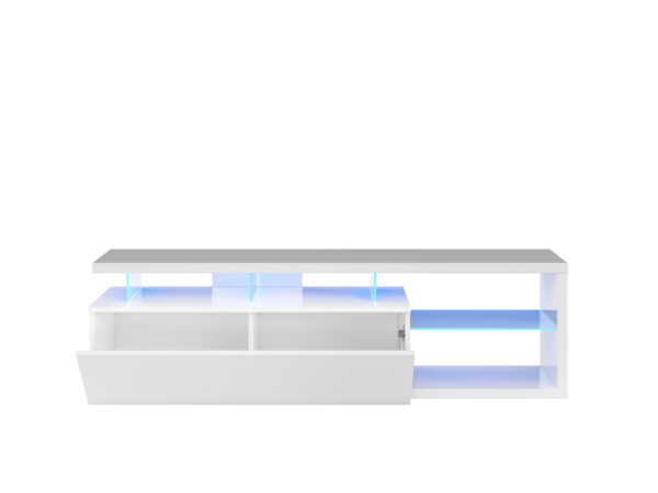 Mueble de TV con luces led incoporadas Blue-Tech