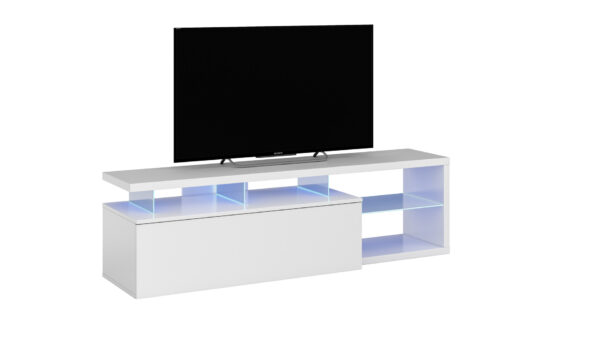 Mueble de TV con luces led incoporadas Blue-Tech