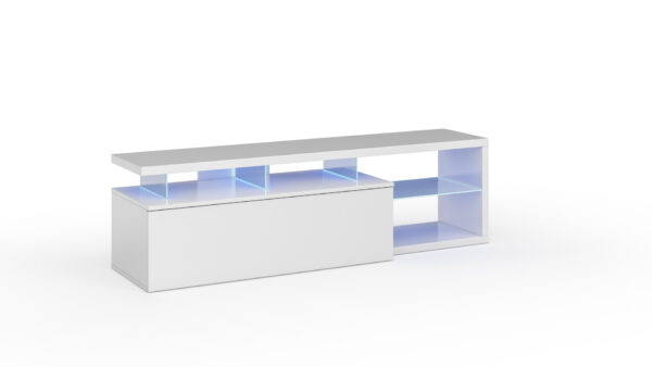 Mueble de TV con luces led incoporadas Blue-Tech