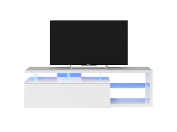 Mueble de TV con luces led incoporadas Blue-Tech