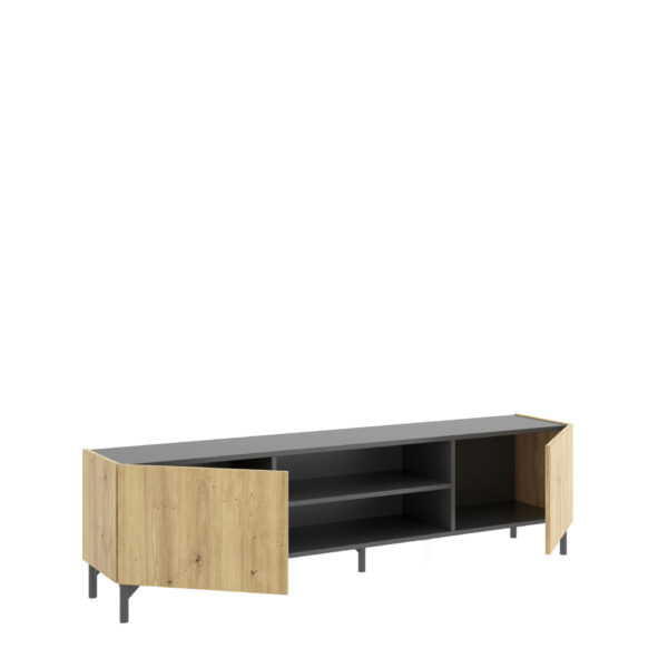 Mueble de Tv color Nordic / Grafito Klara