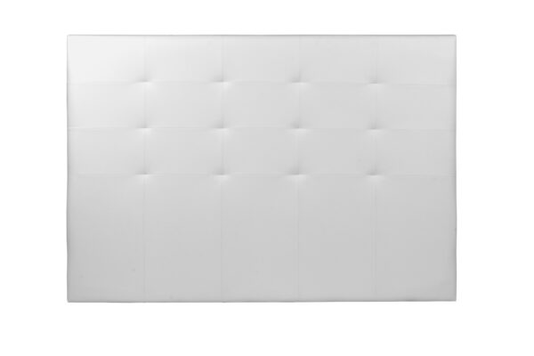 Cabezal tapizado color Blanco con diferentes medidas puede ser de 110/140/160.
