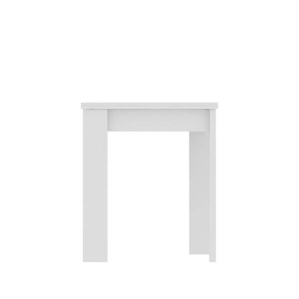Mesa auxiliar de dimensiones reducidas que puede extenderse color Blanco